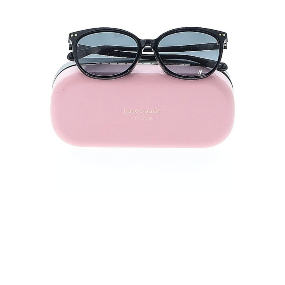 Kate Spade Black Sunglasses with Pink Case